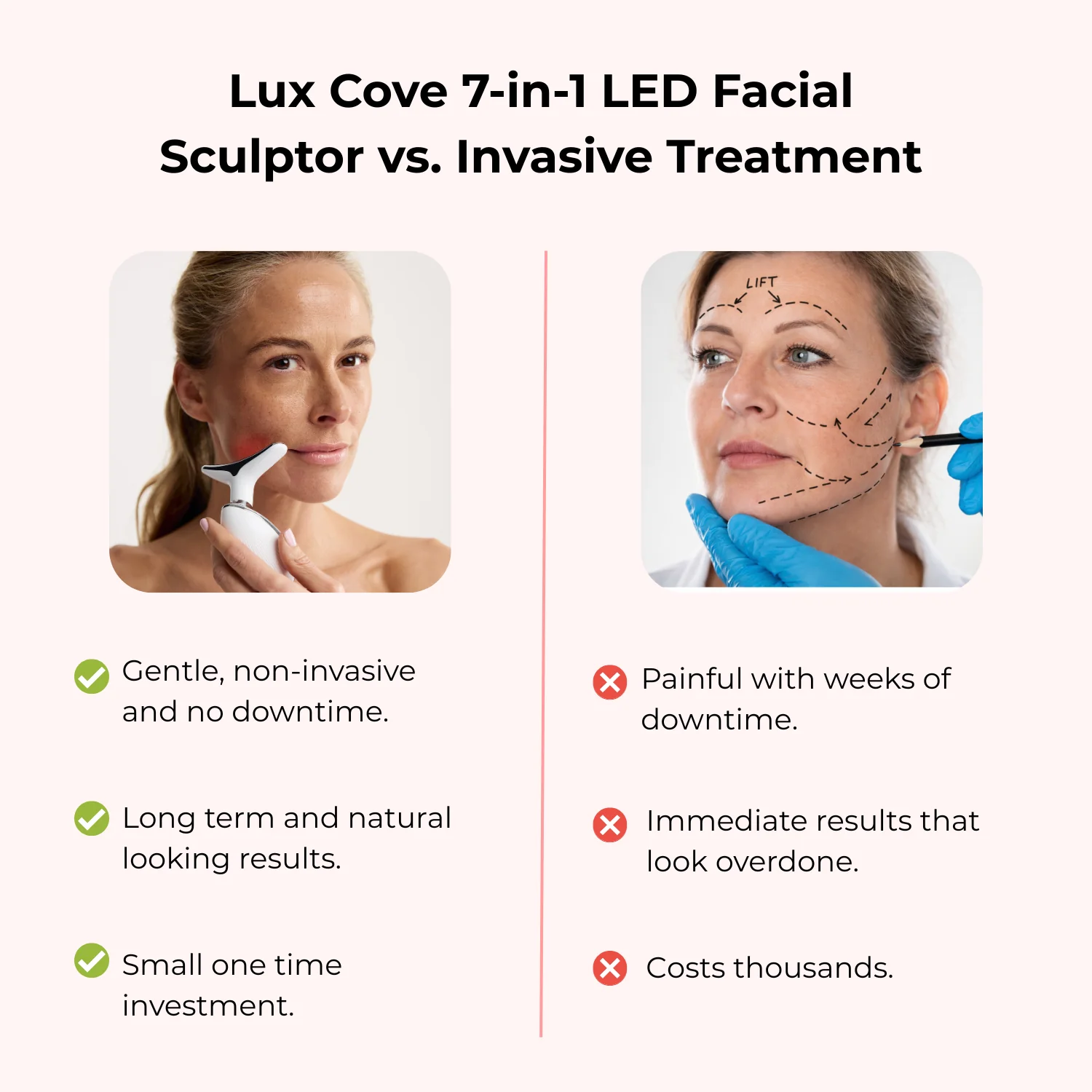 Lux Cove 7-in-1 LED Facial Sculptor - Image 20