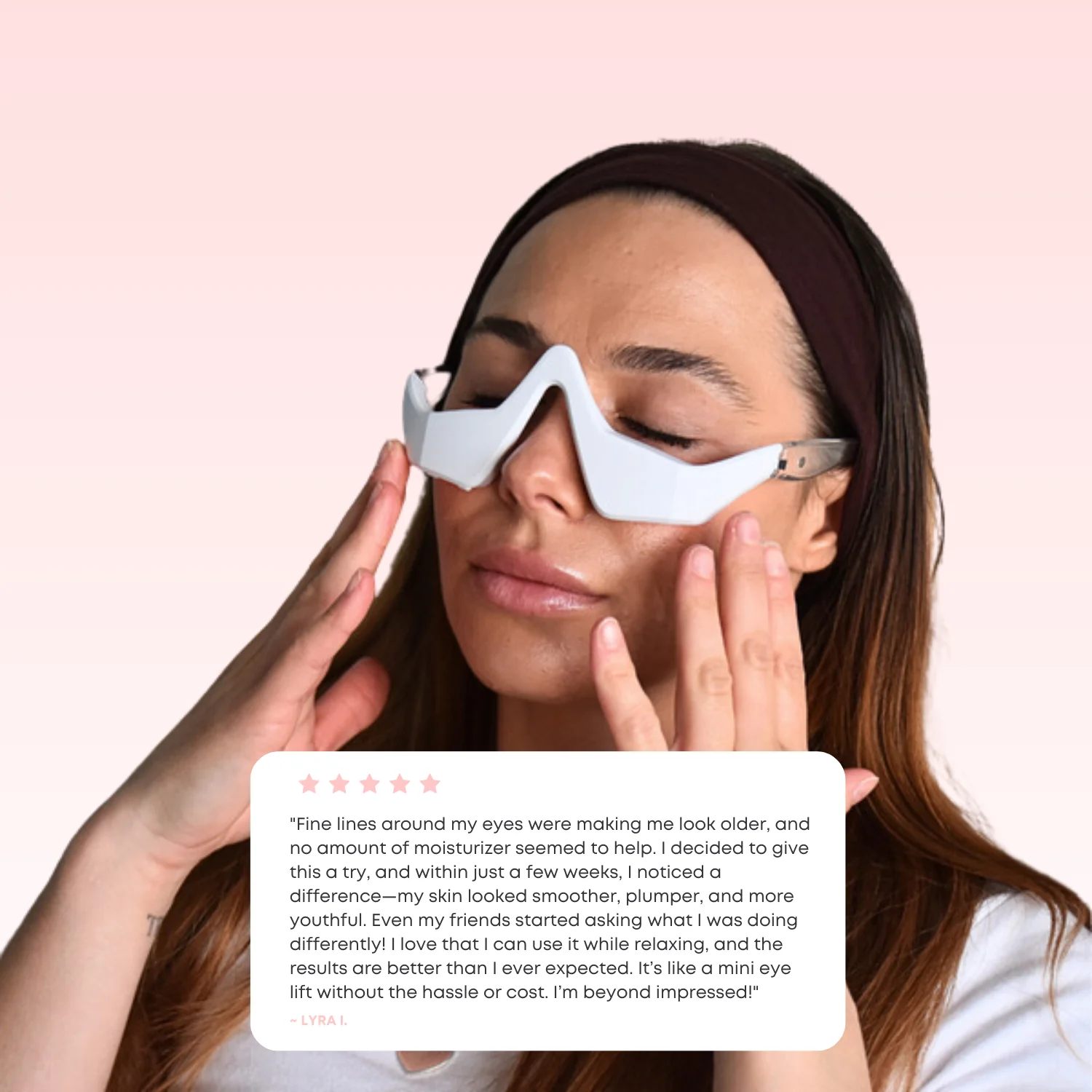 Lux Cove Red Light Under-Eye Glasses - Image 11