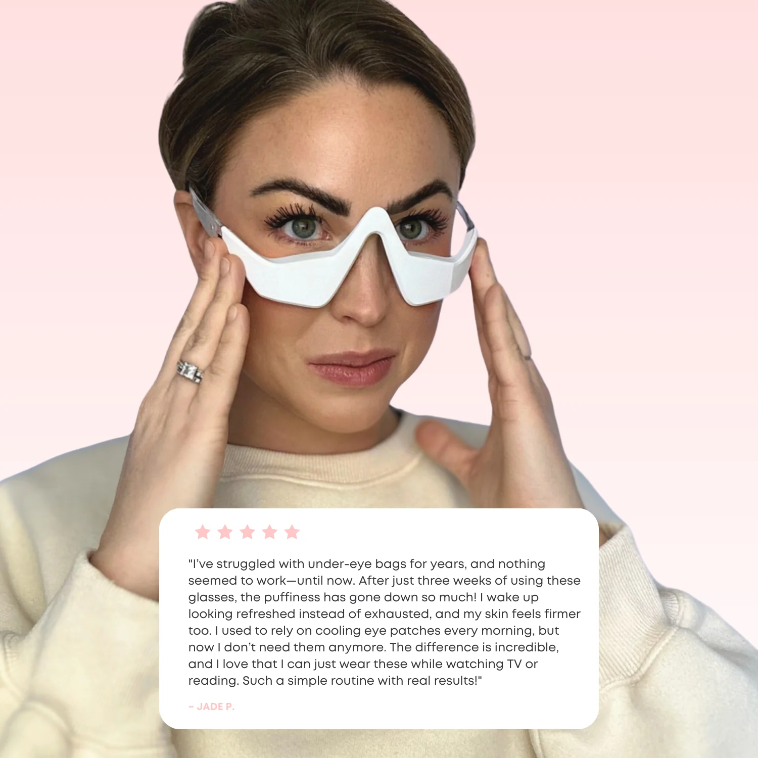 Lux Cove Red Light Under-Eye Glasses - Image 8